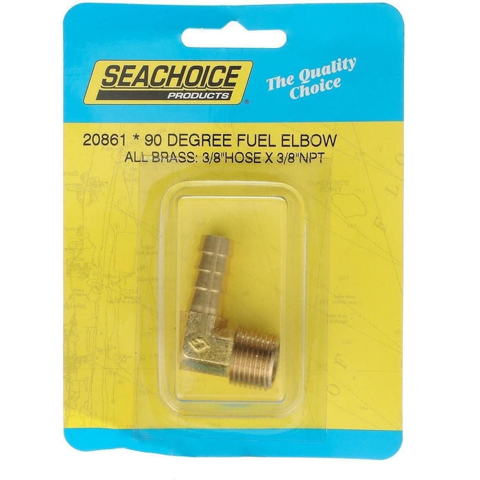 Seachoice 90 Degree Brass Fuel Elbow