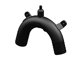 Vented Loop 0.75" (19.0mm) Black