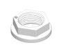 Nut Backing .75" (19.1mm) NPS White