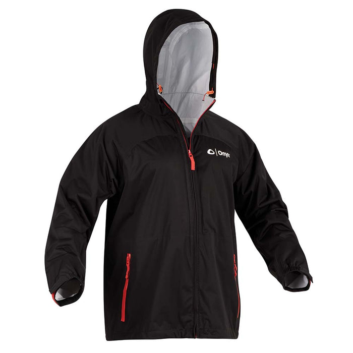 Chaqueta impermeable Onyx HydroMax - Talla extragrande - Negra