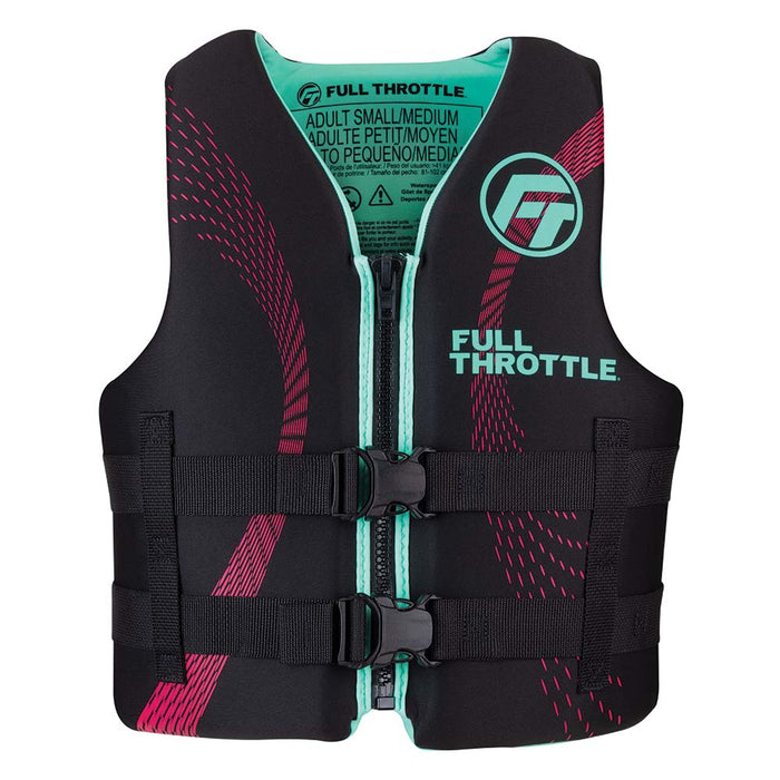 Onyx Outdoor Adult Rapid-Dry Life Jacket Aqua, All Sizes US Coast Guard Approved