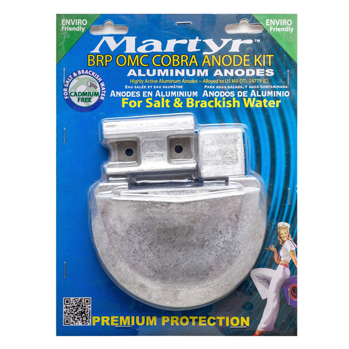 Martyr CMCOBRAKITA BRP OMC Anode Kit, Aluminum