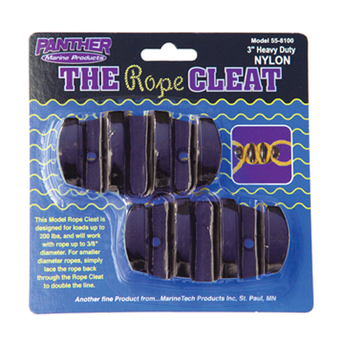 Panther Products 558100 Panther 3" Original Gripper Rope Cleat (2 Per Pack)