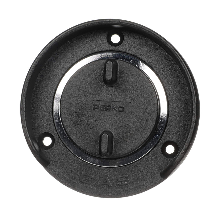 Seachoice 32011 Chrome Plated Zinc Gas Deck Fill w/ Cap (Strap Tether) for, 1-1/2" Hose