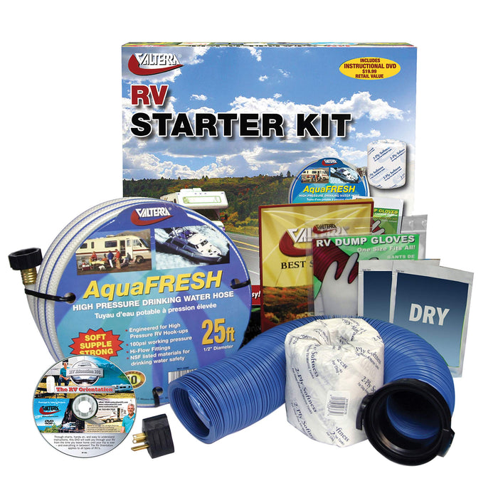 Valterra K88105DVD Rv Accessory Standard Starter Kit w/Pure Power & DVD