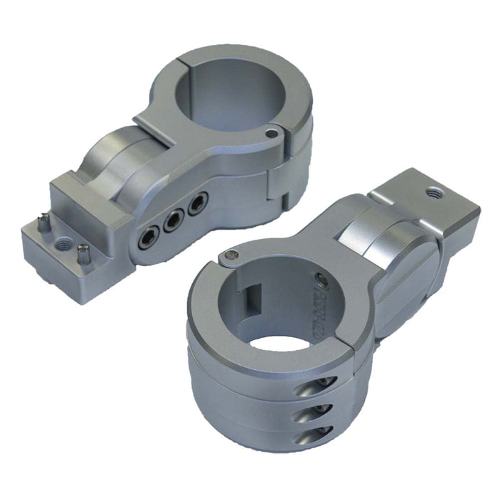 Soportes para bastidores de borde PTM - Abrazadera para tubos de 2,5" - Gris titanio
