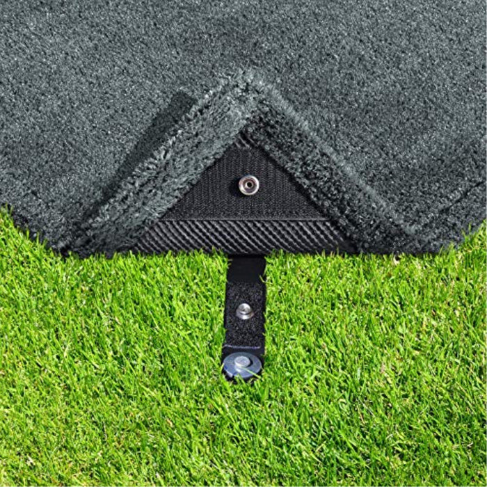 Prest-O-Fit 2-1204 Surface Mate Patio Rug, 8' x 12', Gray