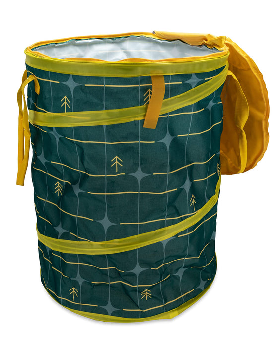 Camco 53490 Pop-Up Utility Container, Green Grid, 30 Gal.