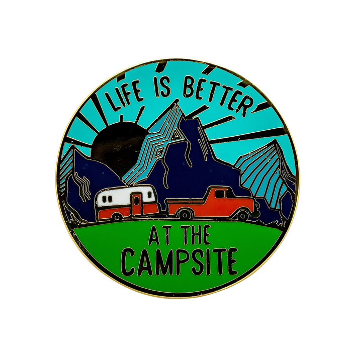 Camco 53265 Enamel Pin, Sunrise Round