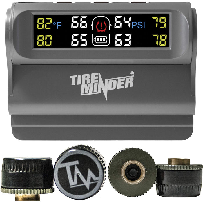 Minder Research TM22139 Minder Tireminder Solar Powered Tire Pressure Monitoring, System