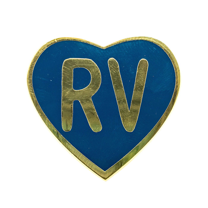 Camco 53263 Enamel Pin, Navy RV Heart