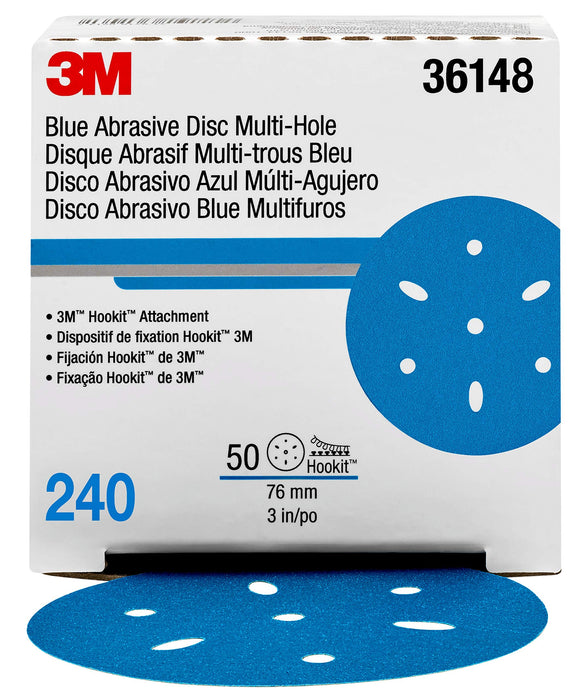 3M 36222 Blue Abrasive Stikit Sheet Roll, 220 Grade