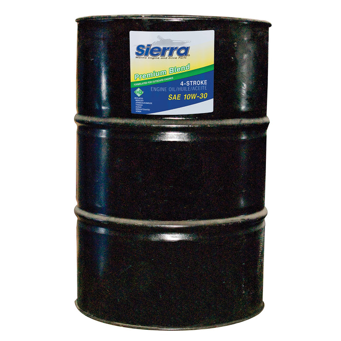 Sierra 94207 10W30 FCW 4Stroke Outboard Oil, 55 Gal. Drum