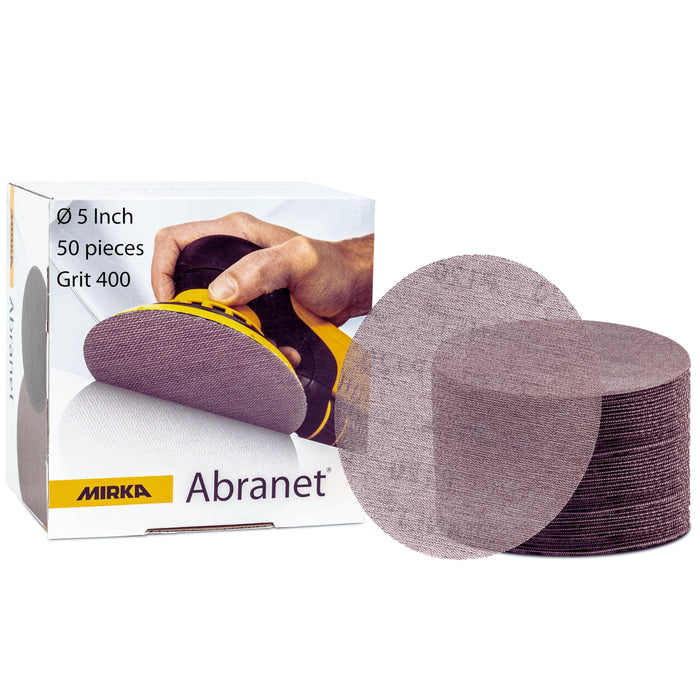 Mirka 9A-232-400 Abranet 5" Disc, 400G 50/Pk