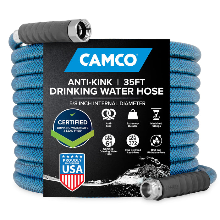 Camco 22843 Heavy Duty 35' Premium RV Drinking Water Hose