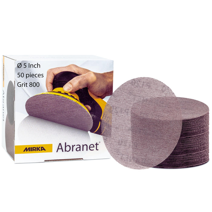 Mirka 9A-232-800 Abranet 5" Disc, 800G 50/Pk
