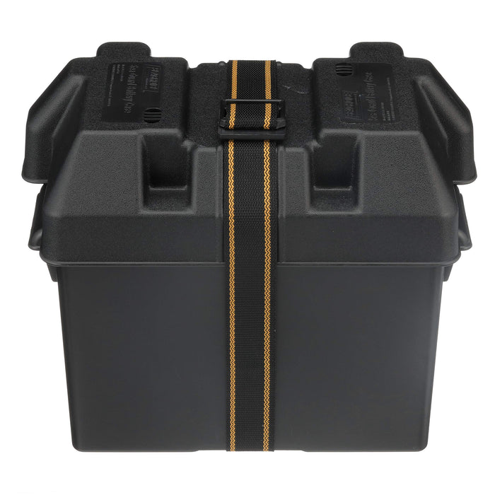 Seachoice 22080 USCG-Approved Marine Group 27 Series Standard Battery Box w/, Strap & Mount Kit