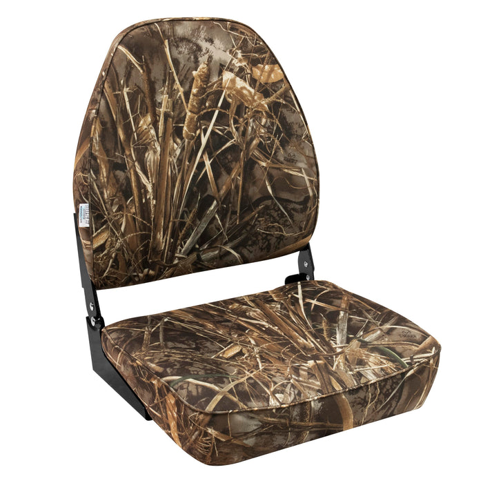 Wise Seats 8WD617PLS-733 Wise Camouflage High-Back Fold-Down Seat, Real Tree Max 5
