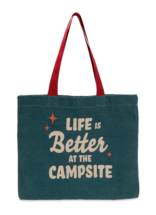 Camco 53481 Tote Bag, Life Is Better Campsite, Navy