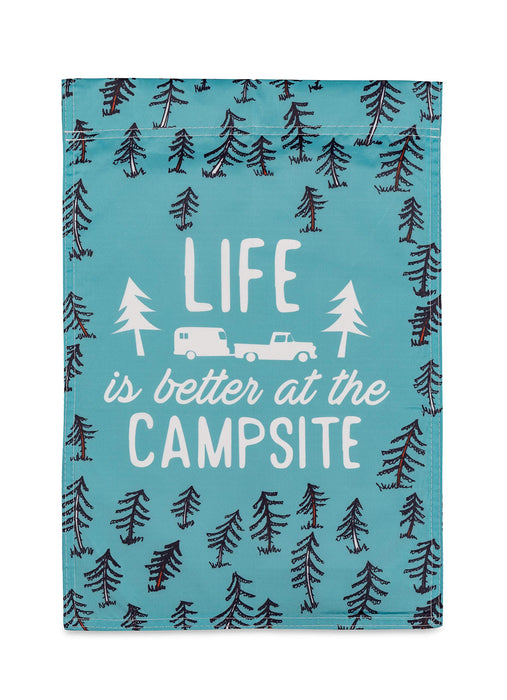 Camco 53308 Camp Themed Yard Flag, Tree Sketch
