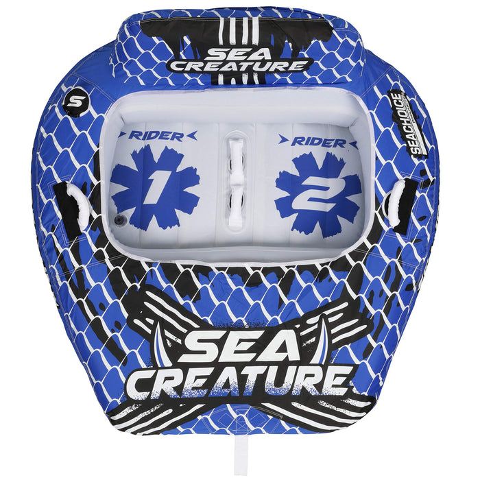 Seachoice 50-86903 Sea-Creature Open Top Tube, 1-2 Riders, 2/case