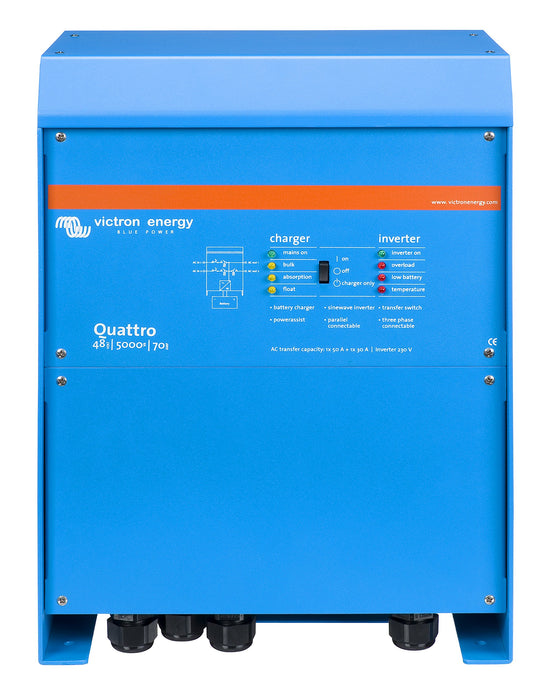 Victron Quattro 48/5000/70 100/100 120V VE.Bus UL-Listed