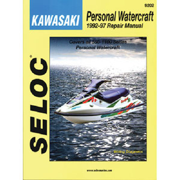Manual del motor Seloc Moto acuática personal Kawasaki 1992-1997