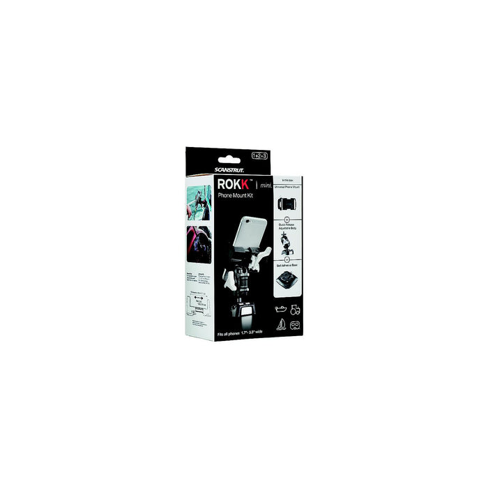 Scanstrut RLS509404 Rokk Mini Mount Cell Phone Clamp Kit, Self Adhesive Surface Mount
