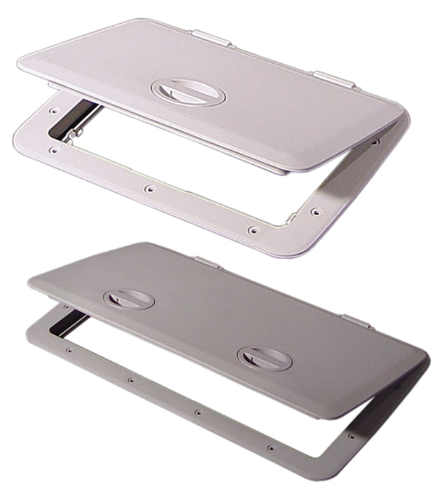 Tempress 44533 1323 Access Hatch w/Cam Latch, Dark Grey