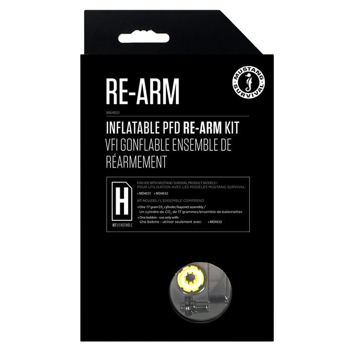 Mustang Survival MA4031-0-0 Mustang Re-Arm Kit H 17g Automatic/Manual