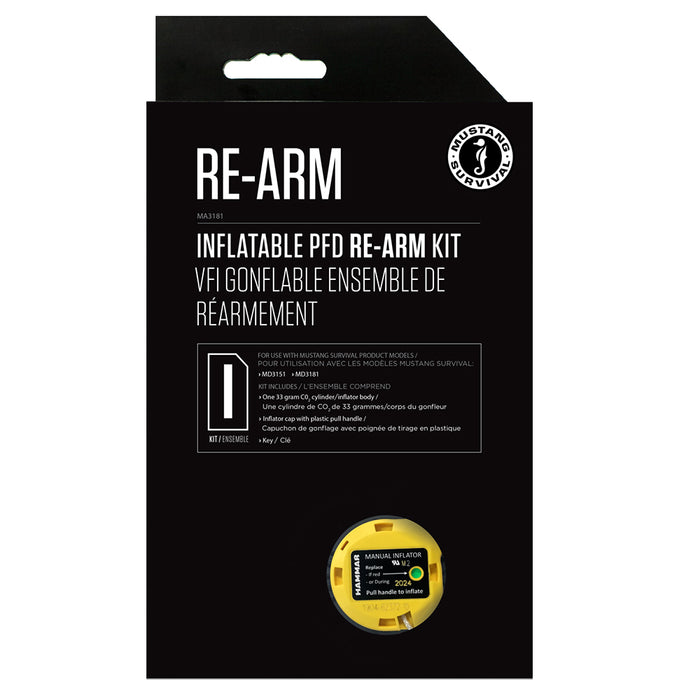 Mustang Survival MA3181-0-0 Mustang Re-Arm Kit I 33g Hammar Manual