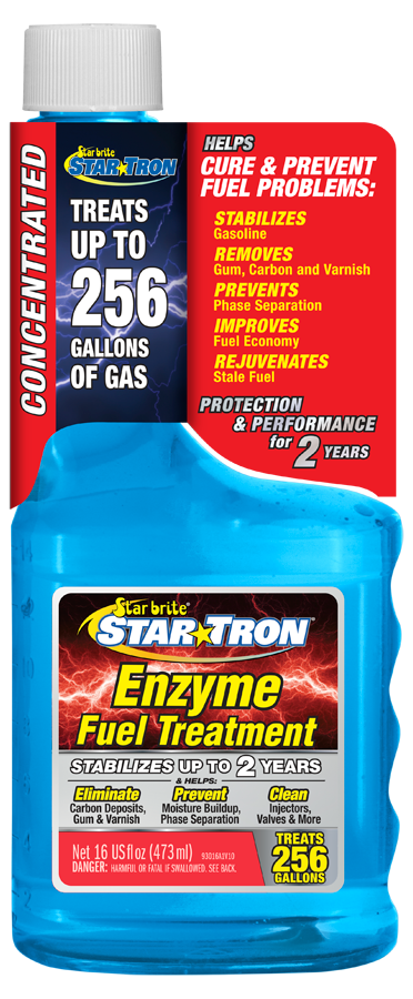 Starbrite Startron Additive Gasoline 16 oz. Treats 256 Gal