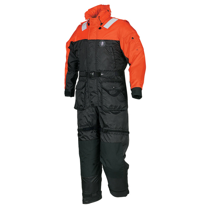 Mono y traje de trabajo Mustang Deluxe antiexposición - Naranja/Negro - Mediano