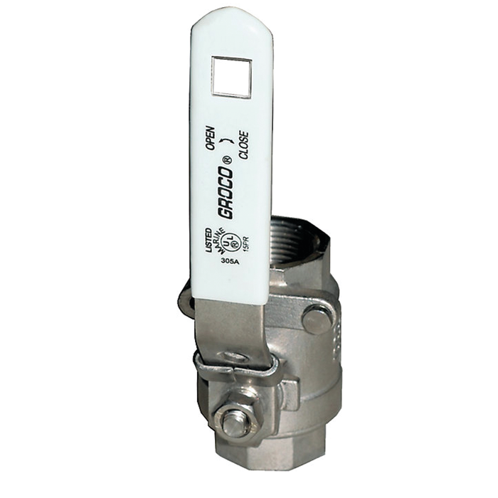 Groco IBV-375-S In-Line Check Value, SS, 3/8"