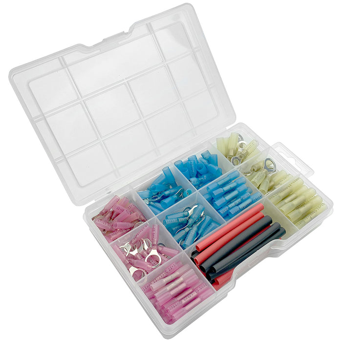 Kit de conectores termorretráctiles marinos TH (200 piezas)