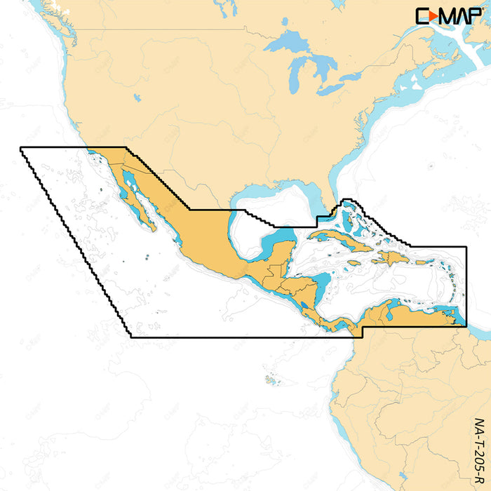C-MAP REVEAL™ X - América Central y el Caribe