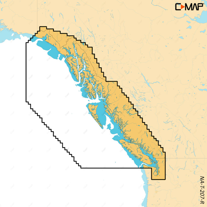 C-MAP REVEAL™ X - Columbia Británica y Puget Sound