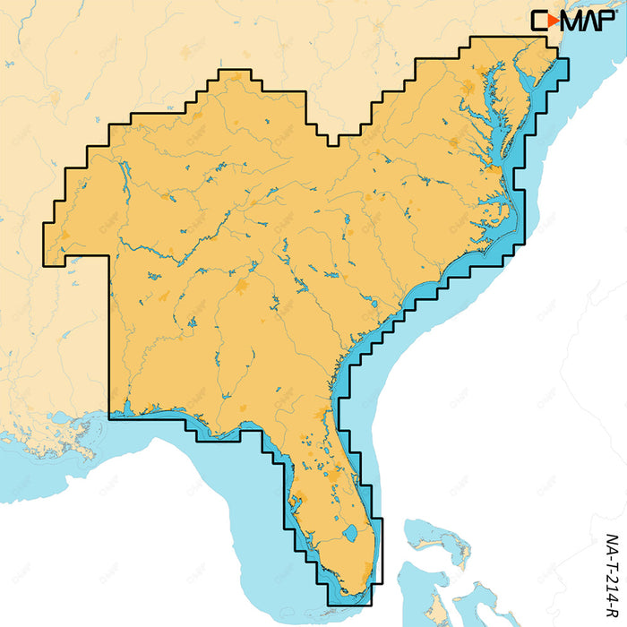 C-MAP REVEAL™ X - Lagos del sureste de EE. UU.