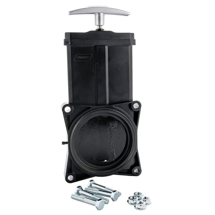 Válvula de desagüe Camco de 3" con manija metálica