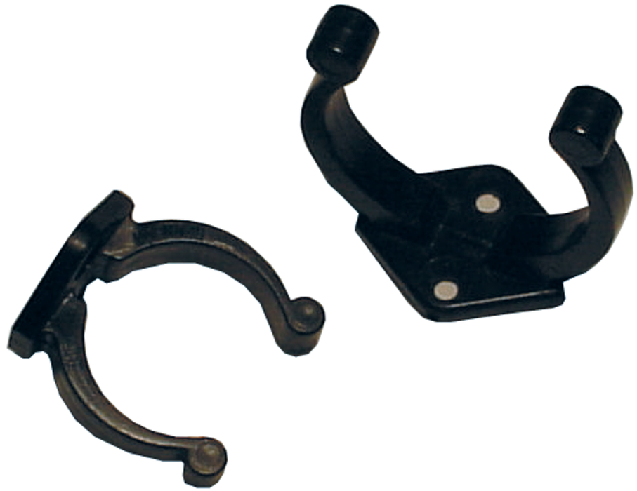 Beckson Marine CLP-1-3/4 Clipper Holding Clips, Black, 1 pr.