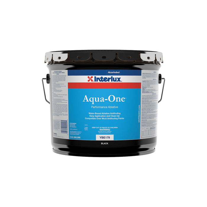International Paint YBE179/3 Aqua-One, Black, 3-Gal Pail