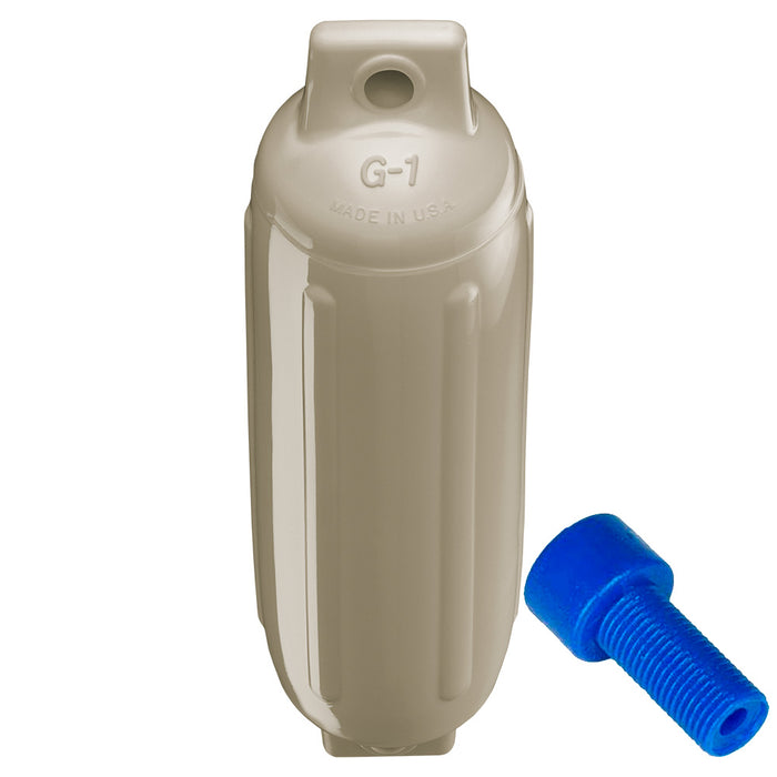 Polyform G-1 SAND W/AIR ADAPTER G-1 Twin Eye Fender 3.5" x 12.8"