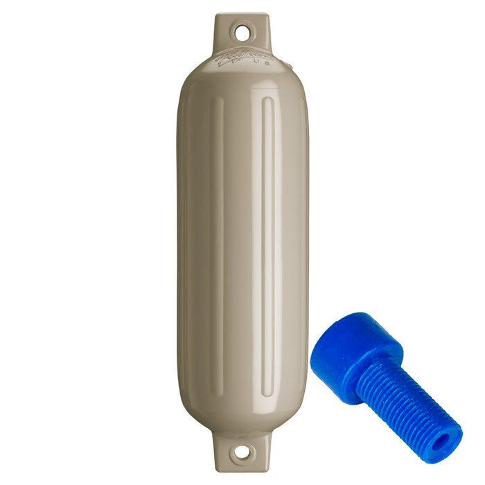 Polyform G-4 SAND W/AIR ADAPTER G-4 Twin Eye Fender 6.5