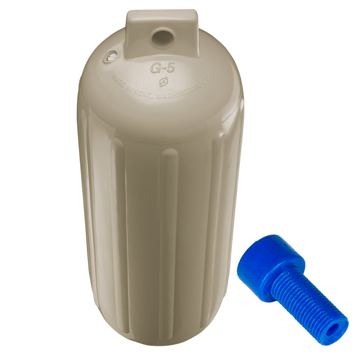 Polyform G-5 SAND W/AIR ADAPTER G-5 Twin Eye Fender 8.8" x 26.8"