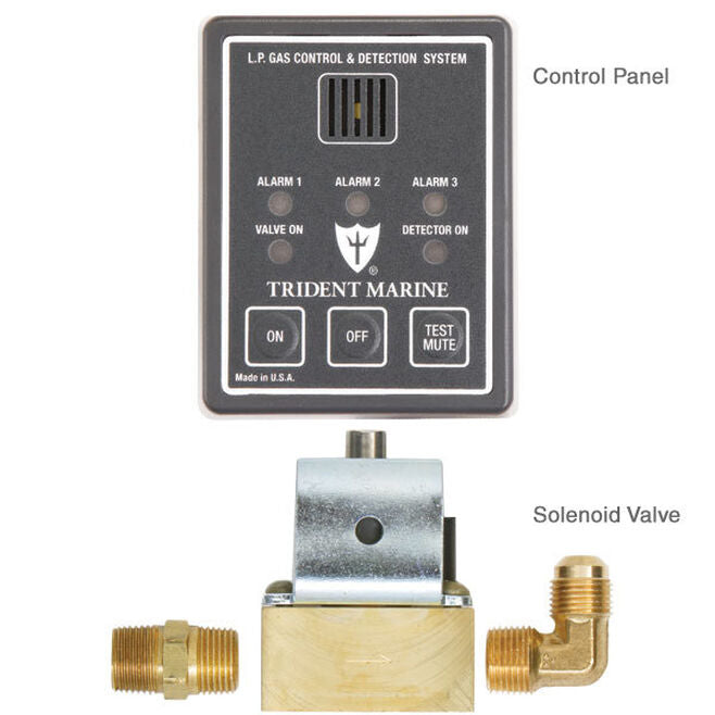 Trident Marine 1300-7761-KIT Trident LPG 12V Control & Detection System w/ 10', Connect Cable