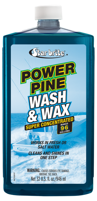Starbrite 94732 Power Pine Wash & Wax 32 Oz.