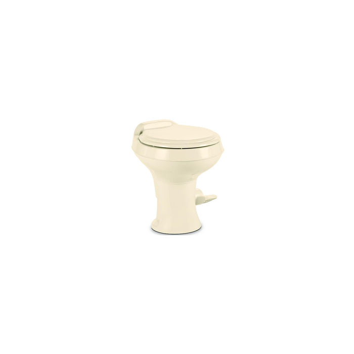 Dometic 9108765625 300 Series Toilet w/o Sprayer, Standard Height, Bone