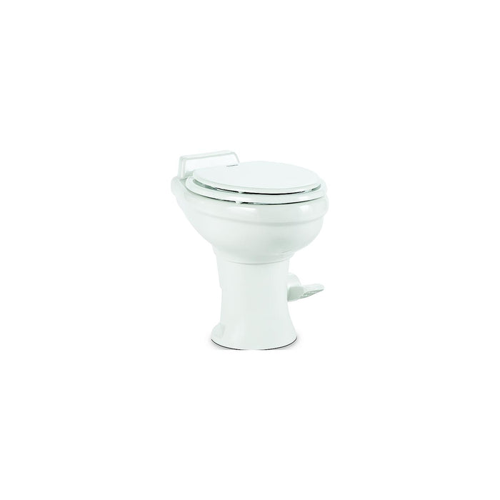 Dometic 9108781896 320 Series Standard Height Toilet w/o Sprayer, White