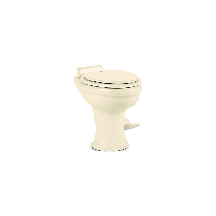 Dometic 9108781897 320 Series Standard Height Toilet w/o Sprayer, Bone