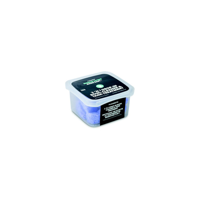 Dometic 9108833255 3 'N 1 Bowl Cleaner & Tank Treatment, 1 oz. packet, 12 pack